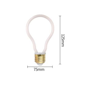 Led Bulb E27 Screw Port Retro Soft Filament Bulb Idea (Option: G-Clear Cover)