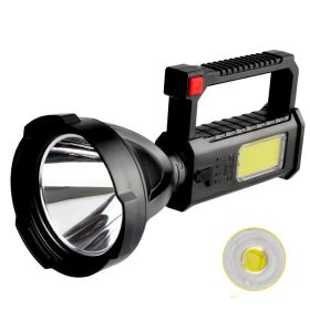 Strong Light Portable Fishing Flashlight With Bracket High Power Camping (Option: 3W lamp)