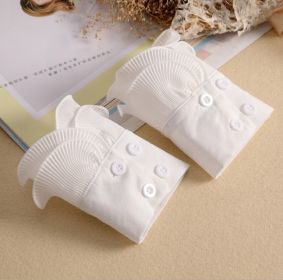 Lace Decorative Clothes Sleeves Sweater Sleeves Fake Cuffs (Option: C)