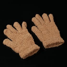 Crafts Wool Gloves Plate Walnut (Option: Khaki-Ordinary)