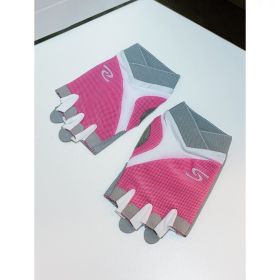 Fitness Half Finger Gloves (Option: Pink-M)