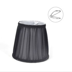 Lampshade Crystal Wall Lamp Black And White Purple Blue Lamp (Option: Black bubble)