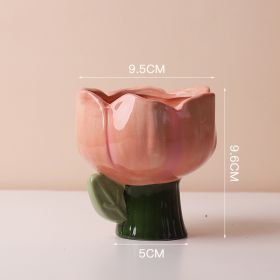 Creative Ins Style Succulent Ceramic Flower Pot (Option: Flowers Without Holes)