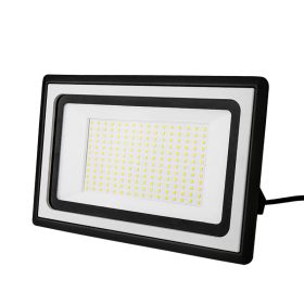 LED flood light outdoor light (Option: Black-100W-White light)