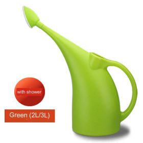 Plant Potted Plant Watering Can Gardening Tools Flowers Sprinkling Can (Option: 2L Fruit Green Shower Head)