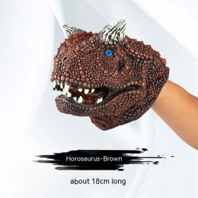 Simulation Dinosaur Tyrannosaurus Rex Gloves Soft Rubber Animal Model (Option: Ox And Dragon Hand Puppet)