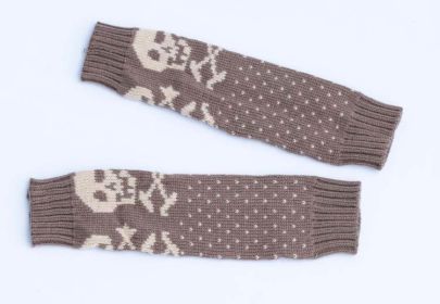 Women's Wool Gloves Acrylic Korean Clothing (Option: Medium grey-One size)