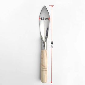 Garden Household Wooden Handle Shovel Potted Plant Sea Pine Soil Gardening (Option: Wooden Tip Shovel)