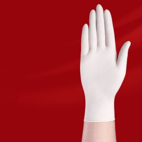 Durable Disposable Latex Gloves For Domestic Use (Option: White-S-2PCS)