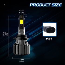 Simple And Creative Automotive LED Bulbs (Option: Style9006)