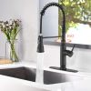 Stainless steel kitchen faucet