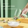 Wireless Portable Electric Food Mixer 3 Speeds Automatic Whisk Dough Egg Beater Baking Cake Cream Whipper Kitchen Tool