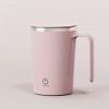 1pc Rechargeable Self-Stirring Mug - Magnetic Stirring Cup for Coffee, Milk, and Cocoa - Perfect for Home, Office, and Travel