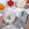 900ML Manual Meat Mincer Garlic Chopper Rotate Garlic Press Crusher Vegetable Onion Cutter Kitchen Cooking Accessories