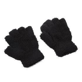 Crafts Wool Gloves Plate Walnut (Option: Black-Ordinary)