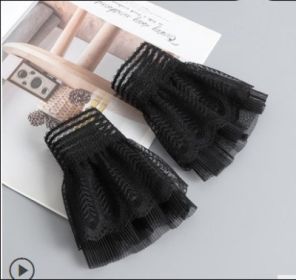 Lace Decorative Clothes Sleeves Sweater Sleeves Fake Cuffs (Option: M)